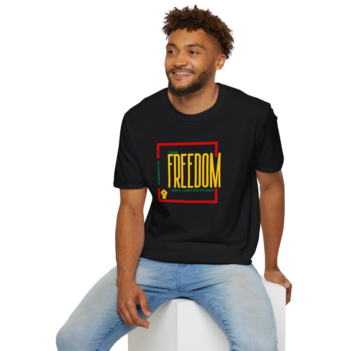 Juneteenth In Search of Freedom Unisex Softstyle T-Shirt