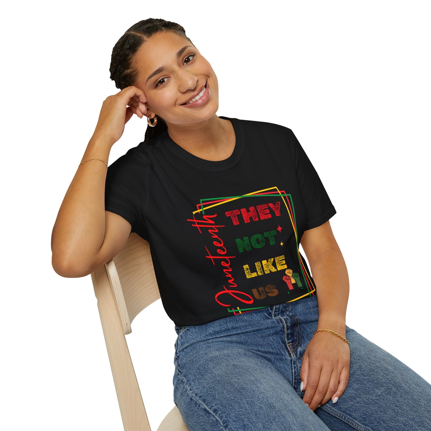 Juneteenth They not Like Us Unisex T-Shirt