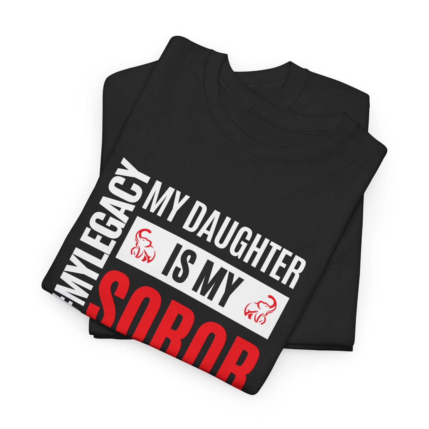 My Daughter is My Soror Legacy Heavy Cotton T-shirt