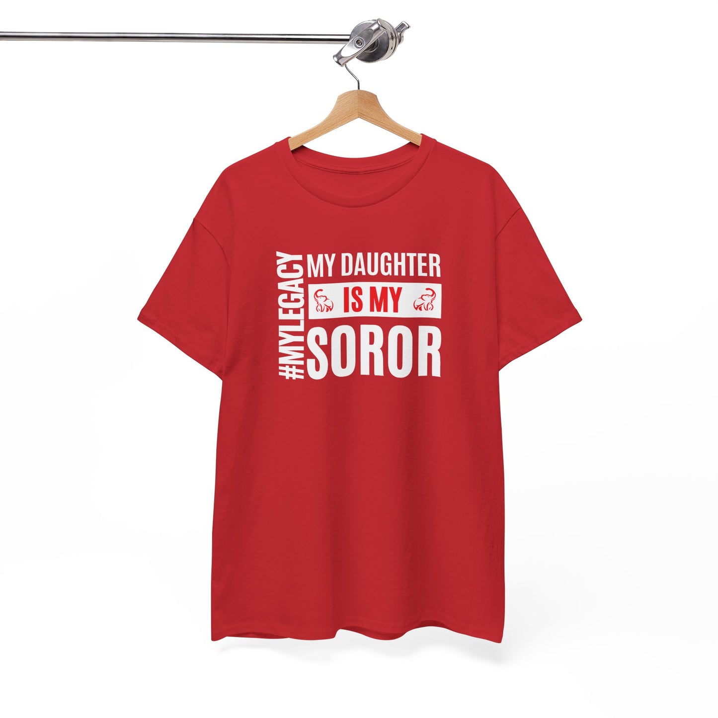 My Daughter is My Soror Legacy Heavy Cotton T-shirt