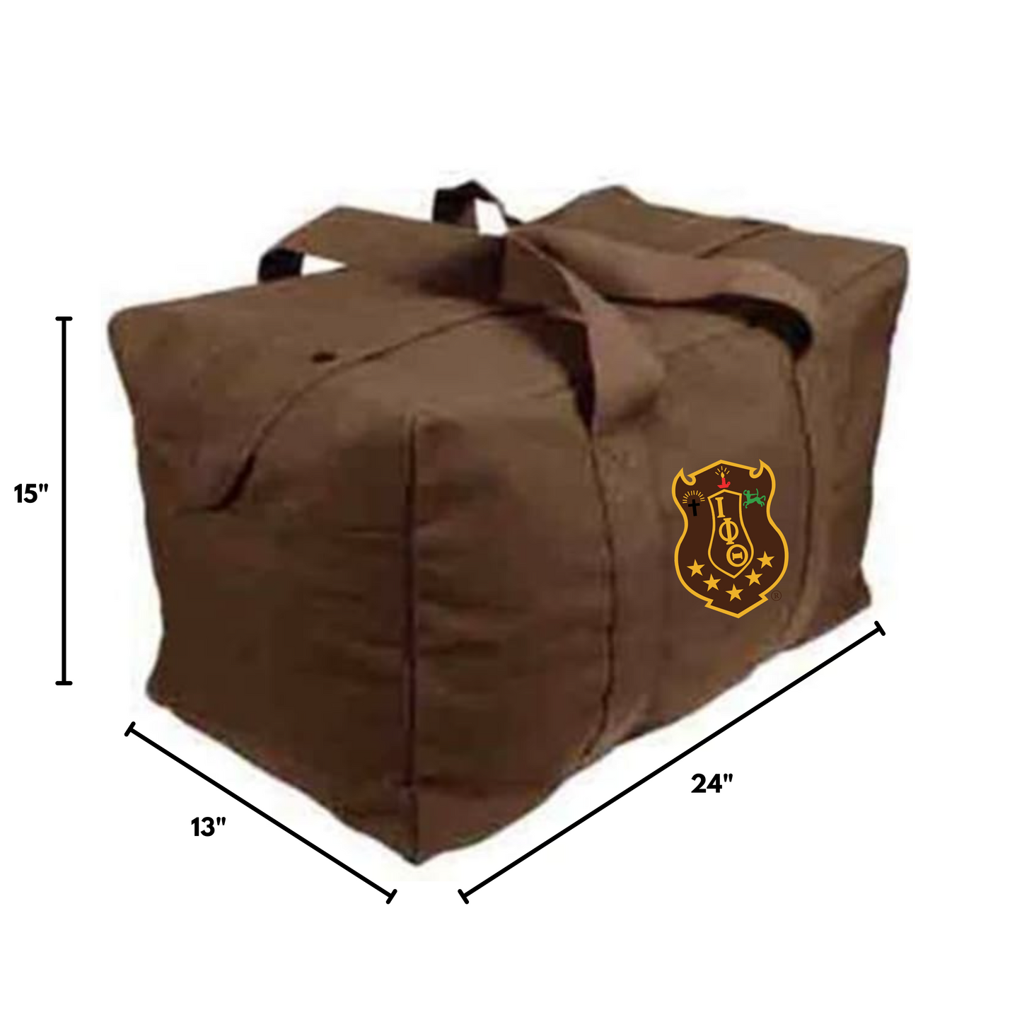 Iota Phi Theta Canvas Cargo Bag