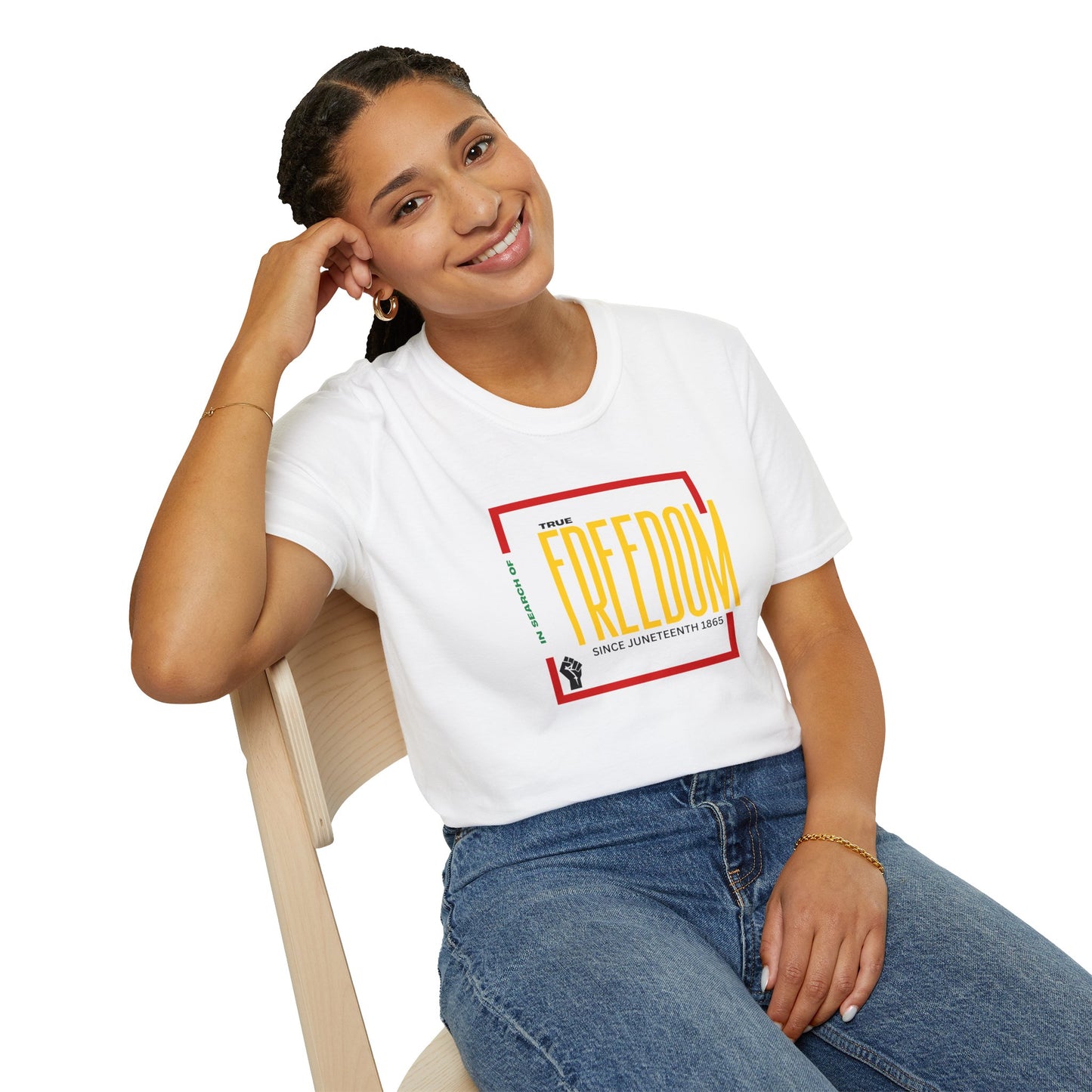 Juneteenth In Search of Freedom Unisex Softstyle T-Shirt