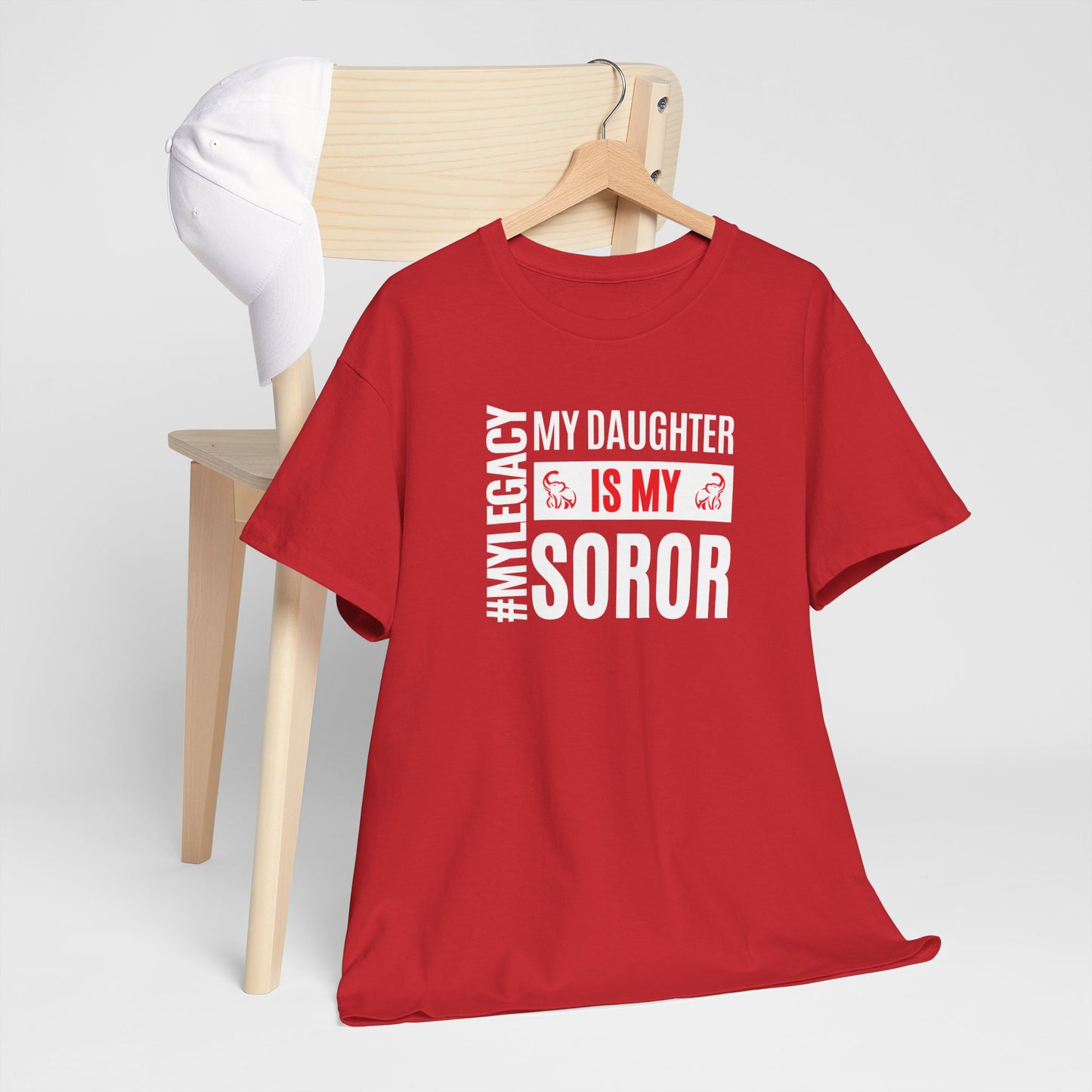 My Daughter is My Soror Legacy Heavy Cotton T-shirt