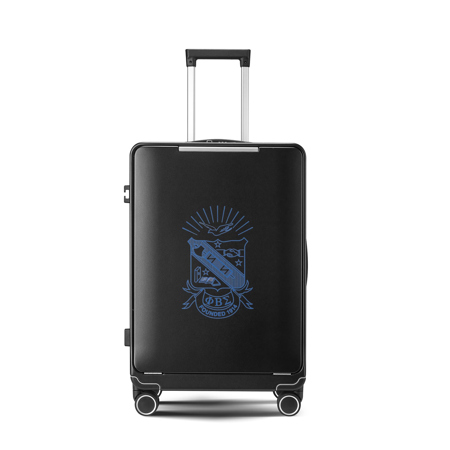 PRE-ORDERED ITEM: Phi Beta Sigma Suitcase With One-second-to-open Front Laptop Pocket Carry-On Koffer lightweight
