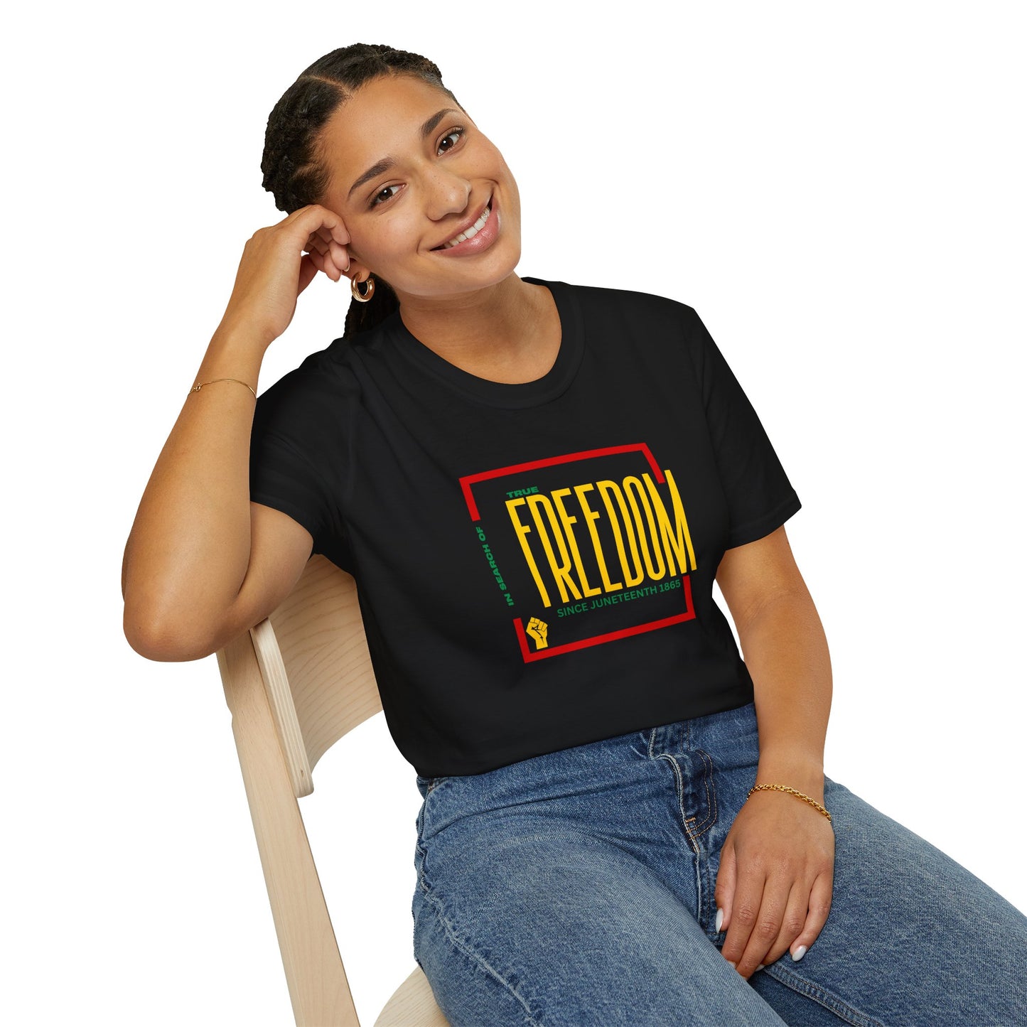 Juneteenth In Search of Freedom Unisex Softstyle T-Shirt