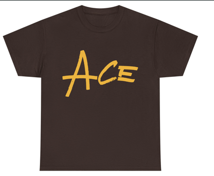 Brown and Gold Number T-Shirt