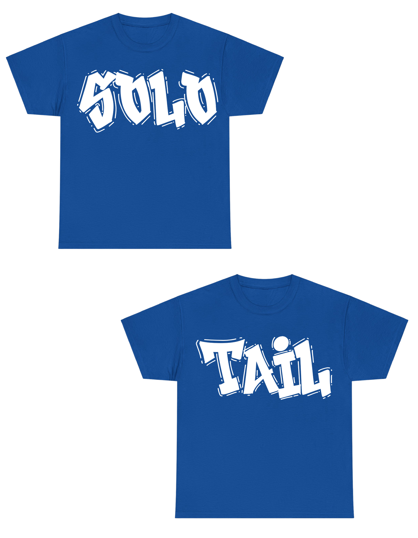Blue and White Number Shirt