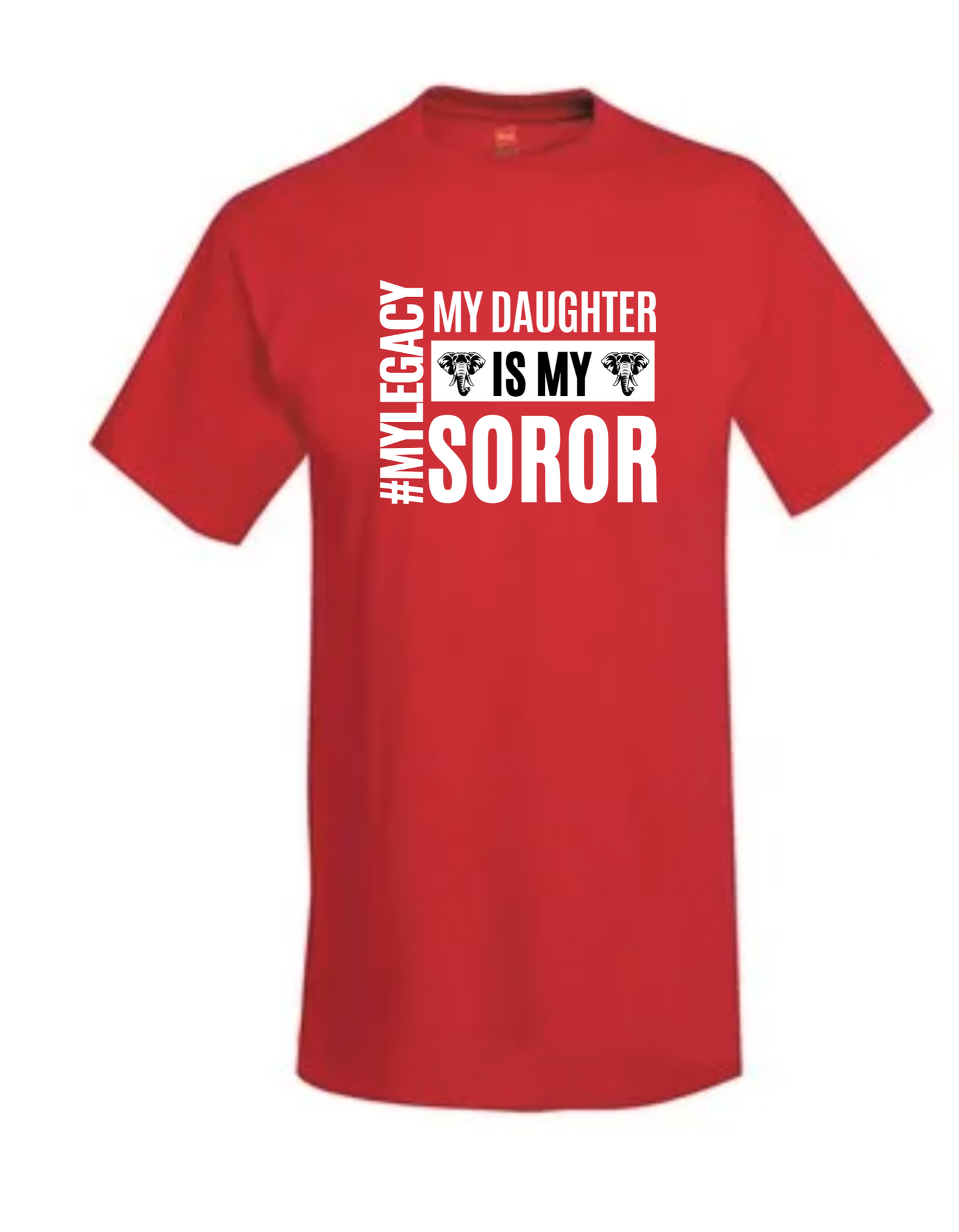 My Daughter is My Soror Legacy Heavy Cotton T-shirt