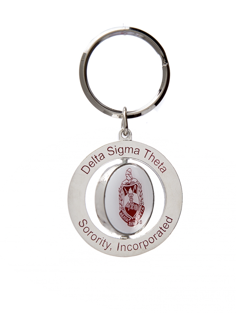 Delta Sigma Theta Spinner Keychain