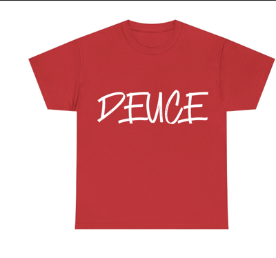 Red and White Number Shirt