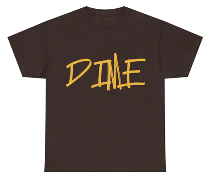 Brown and Gold Number T-Shirt