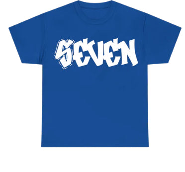 Blue and White Number Shirt