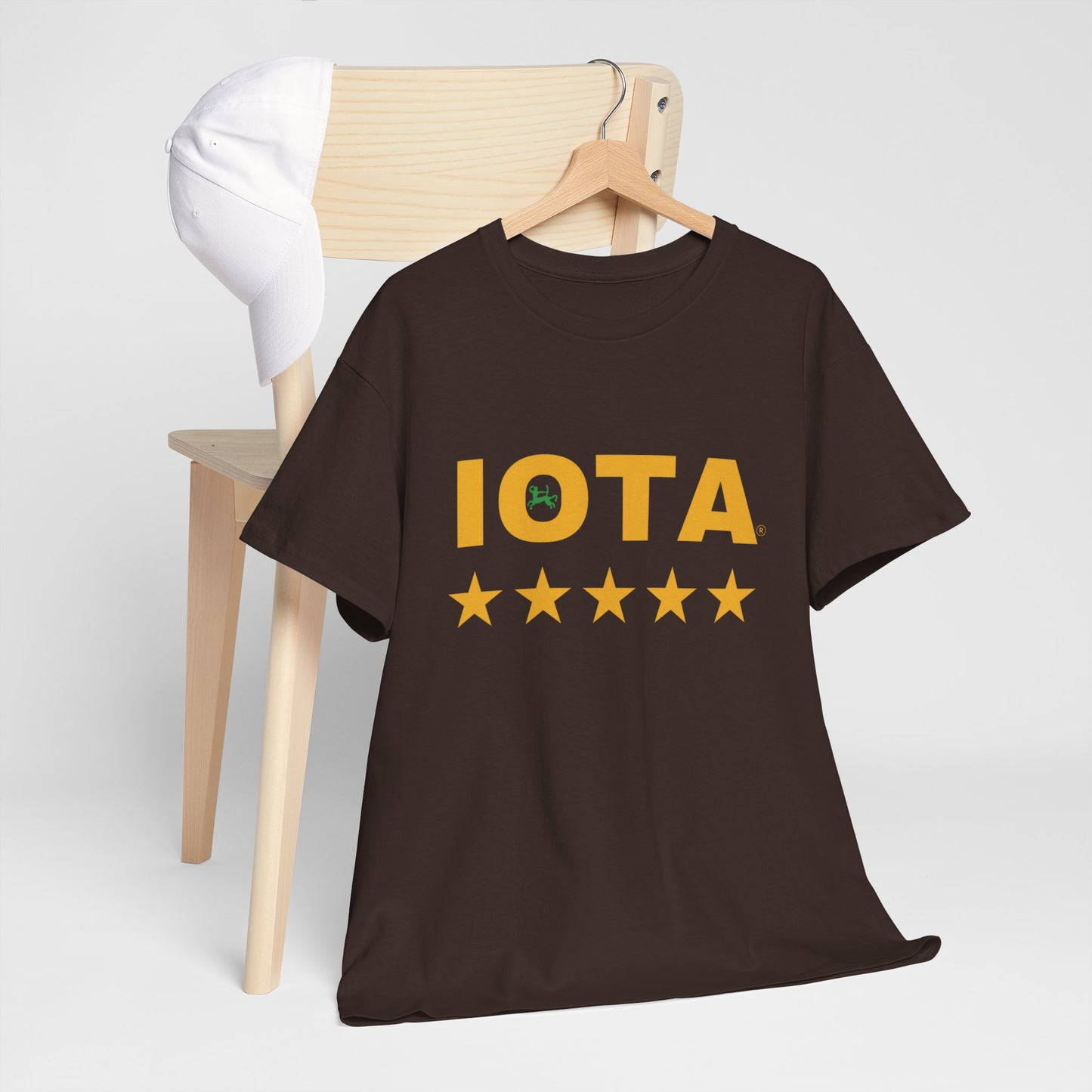 Iota Phi Theta 5 star T-shirt with Centaur at the center