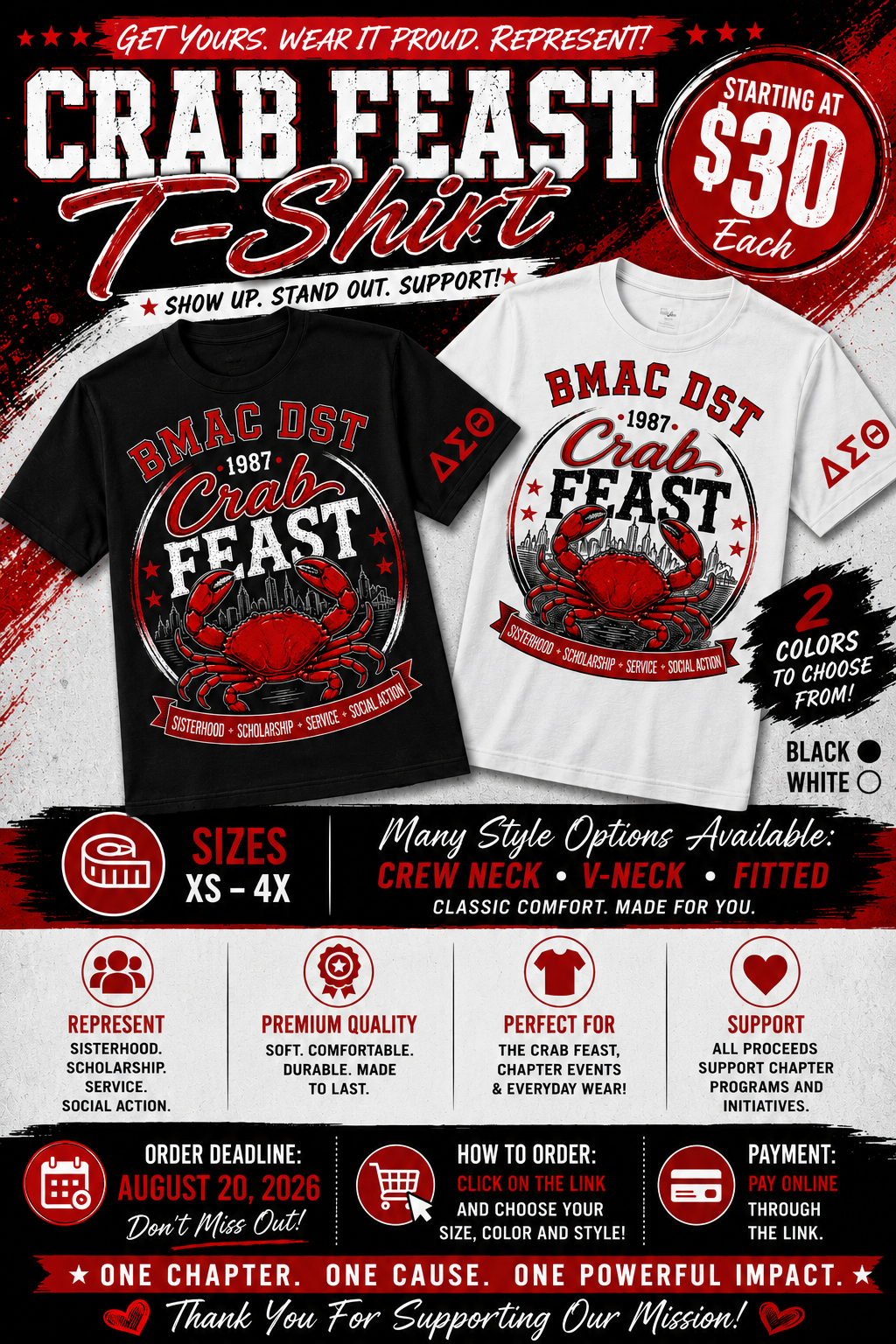 DST BMAC Crabfeast 2026 Shirt