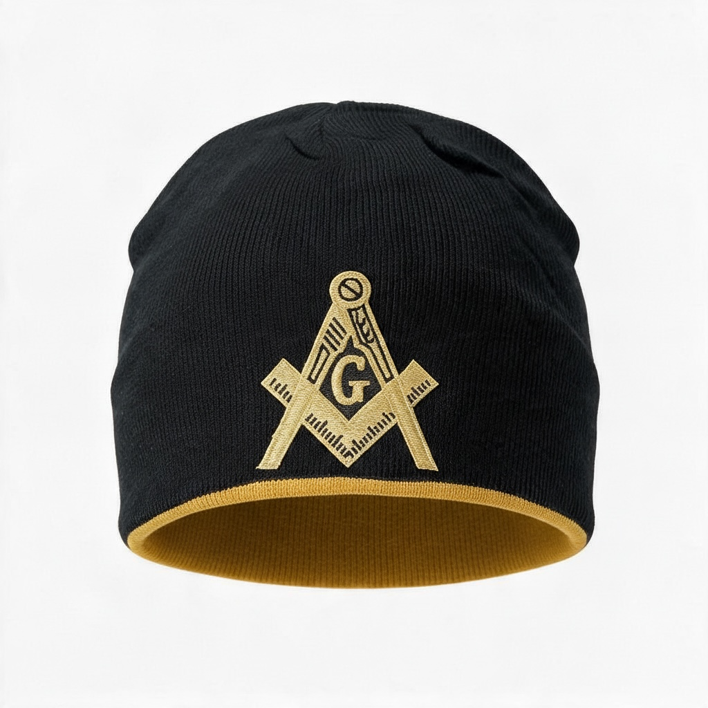 MASON - Masonic Reversible Beanie knit cap/hat