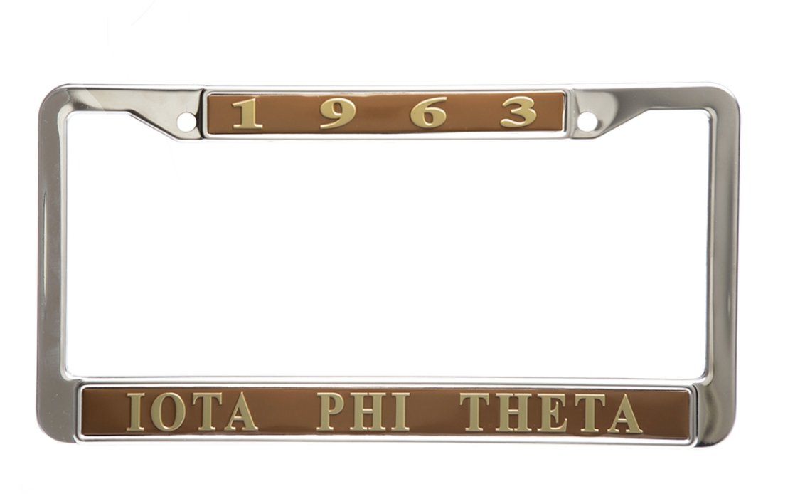 Iota Phi Theta License Plate Frame