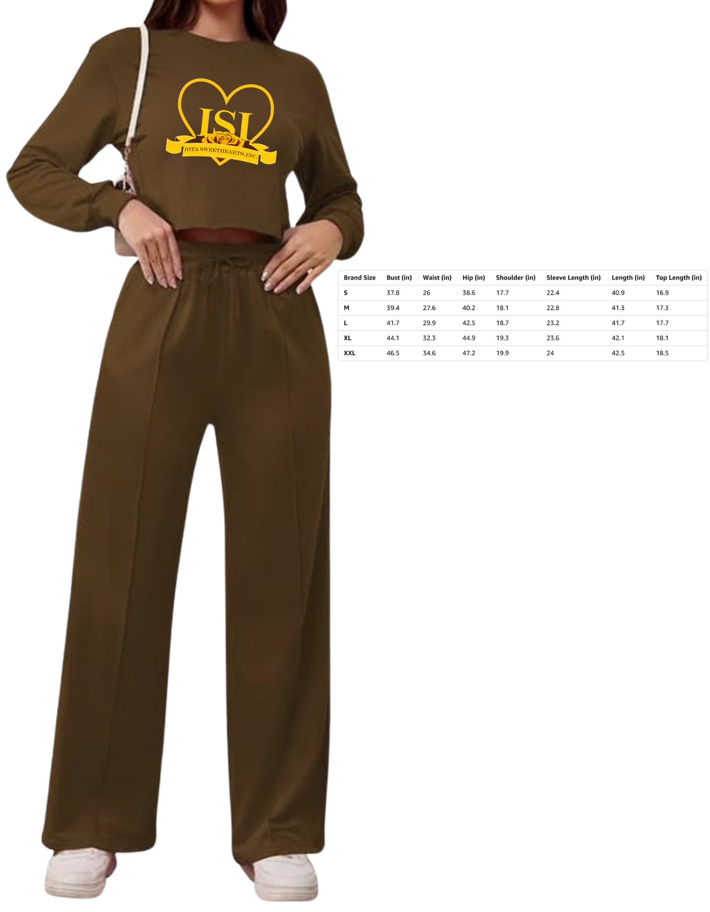 Iota Sweetheart Signature Cropped Hoodie Sweatsuit