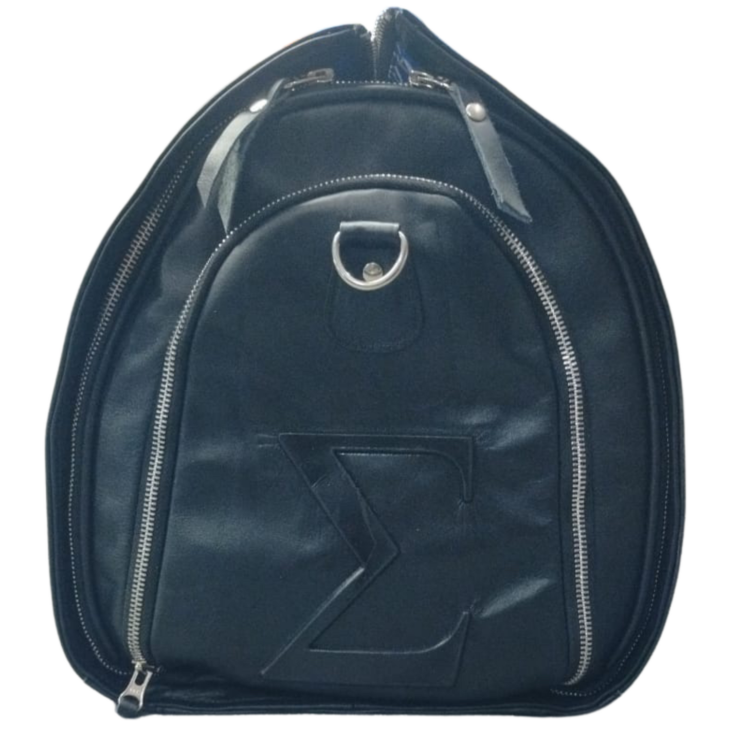 PRE-ORDERED ITEM: Genuine Leather Traveling Suit Bag with Shoe Compartment featuring the Phi Beta Sigma Seal