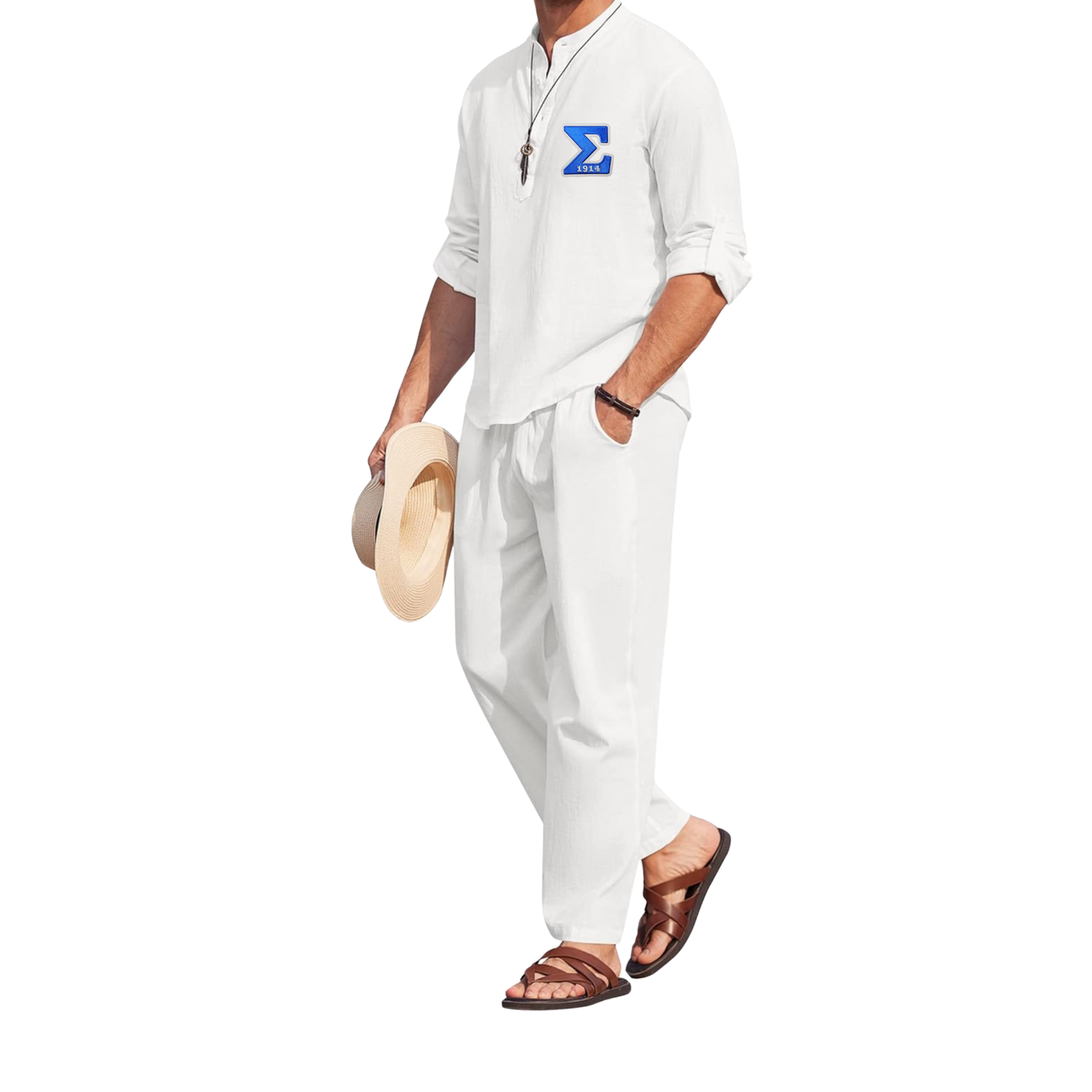 Phi Beta Sigma Beach Pant Set
