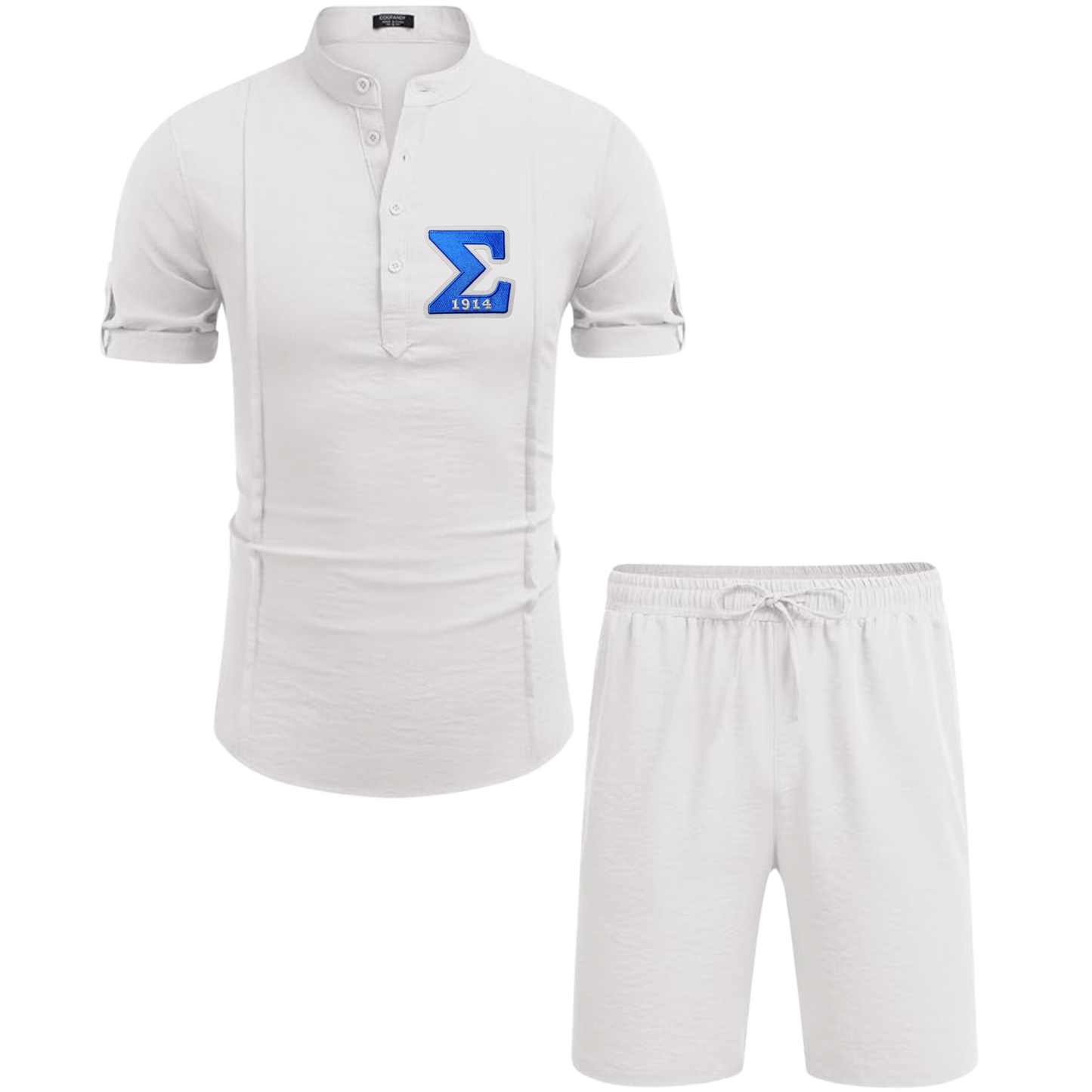 Phi Beta Sigma Beach Short Set