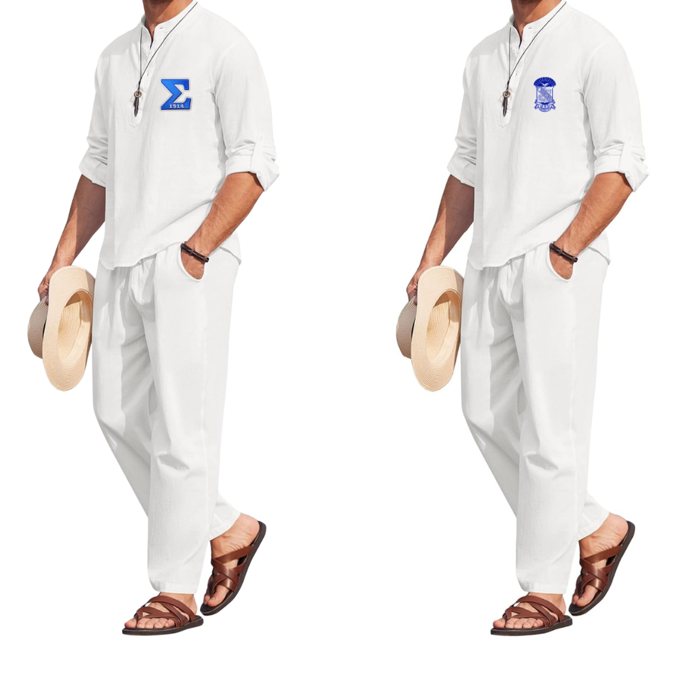 Phi Beta Sigma Beach Pant Set
