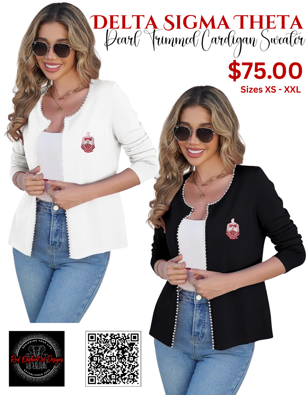 DST - Pearl Trimmed Sweater