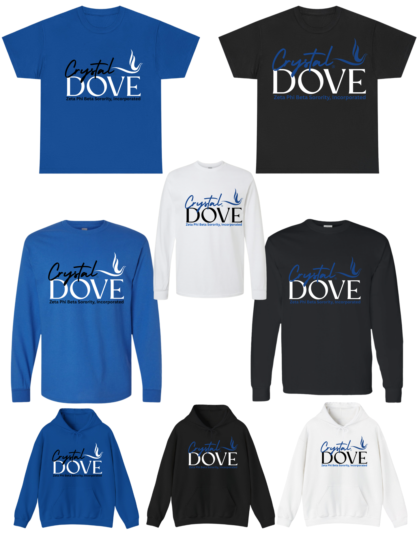 ZPB - Crystal Dove T-Shirt/Sweatshirt