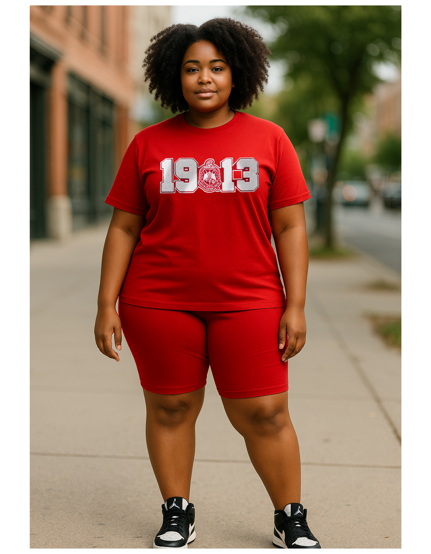 Delta Sigma Theta Biker Short Set