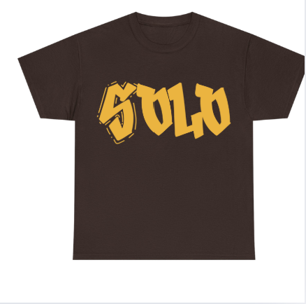 Brown and Gold Number T-Shirt