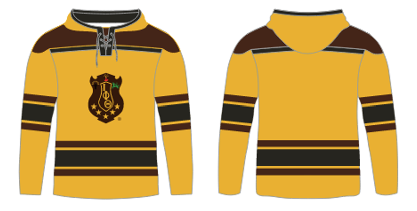 Iota Phi Theta Hooded Hockey Sweatshirt