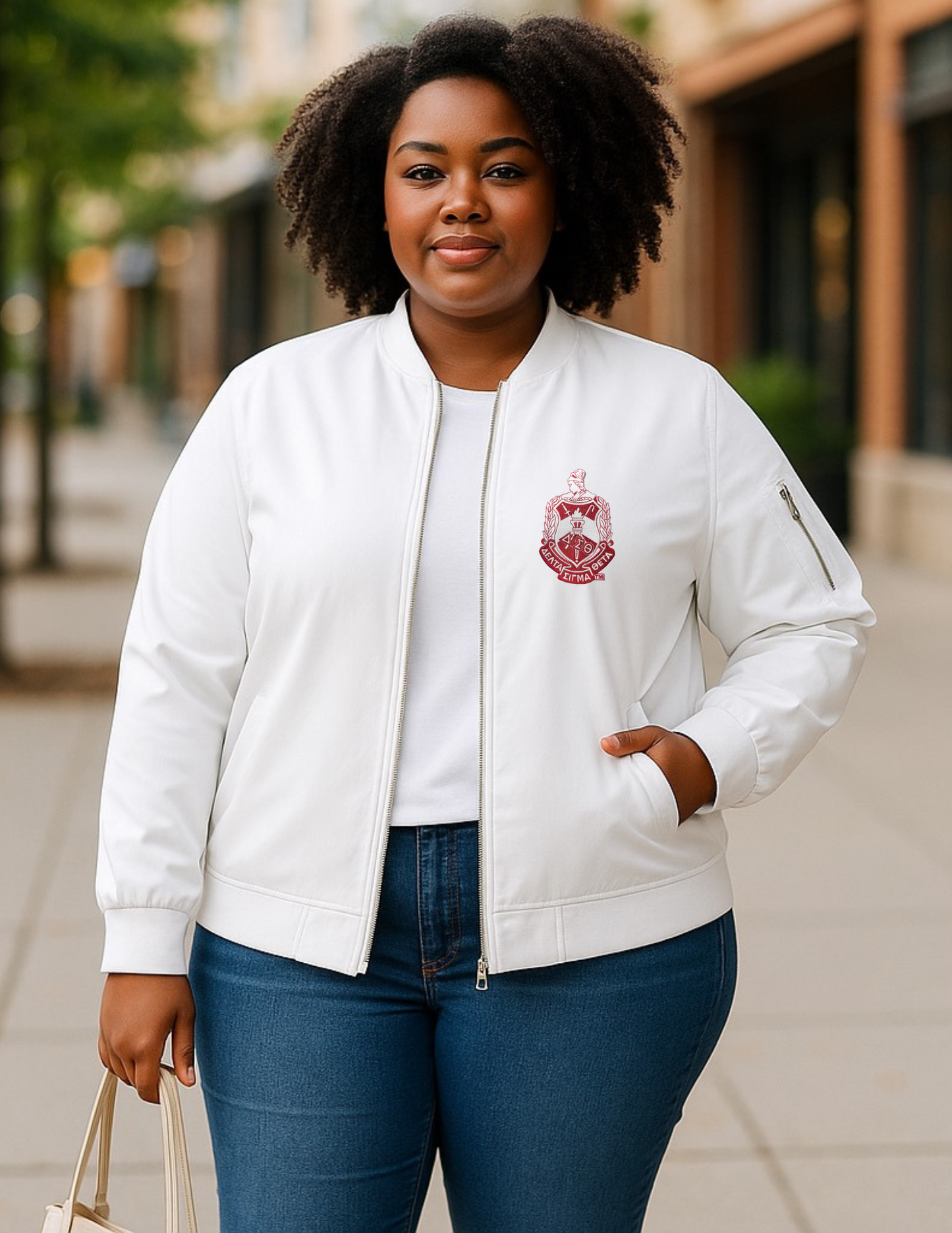 Delta Sigma Theta Aviator Jacket