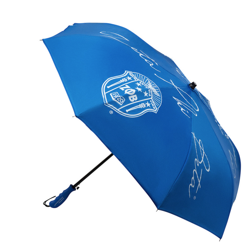 Zeta Phi Beta Inverted Umbrella