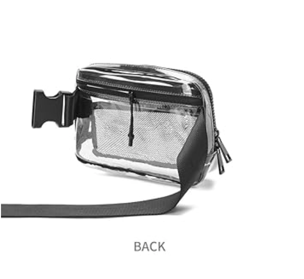 Delta Sigma Theta Varsity 1913 Stadium Approved Clear Waist Bag/Fanny Pack