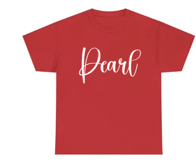 Red and White Number Shirt