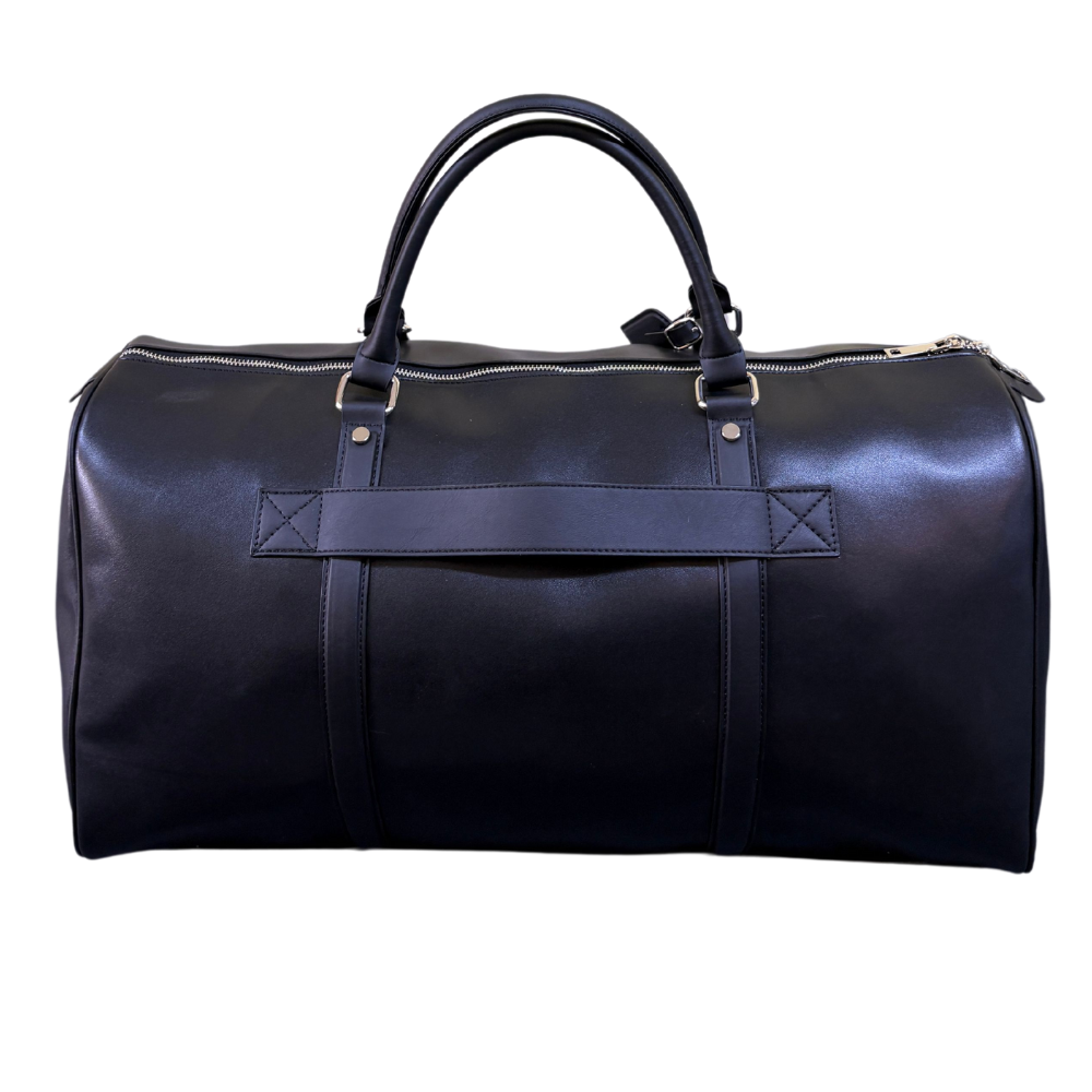 PRE-ORDERED ITEM: Phi Beta Sigma Weekender Overnight Bag Water Resistant PU Leather Genuine Leather Large Carry on Bag Travel Tote Duffel Bag for Men