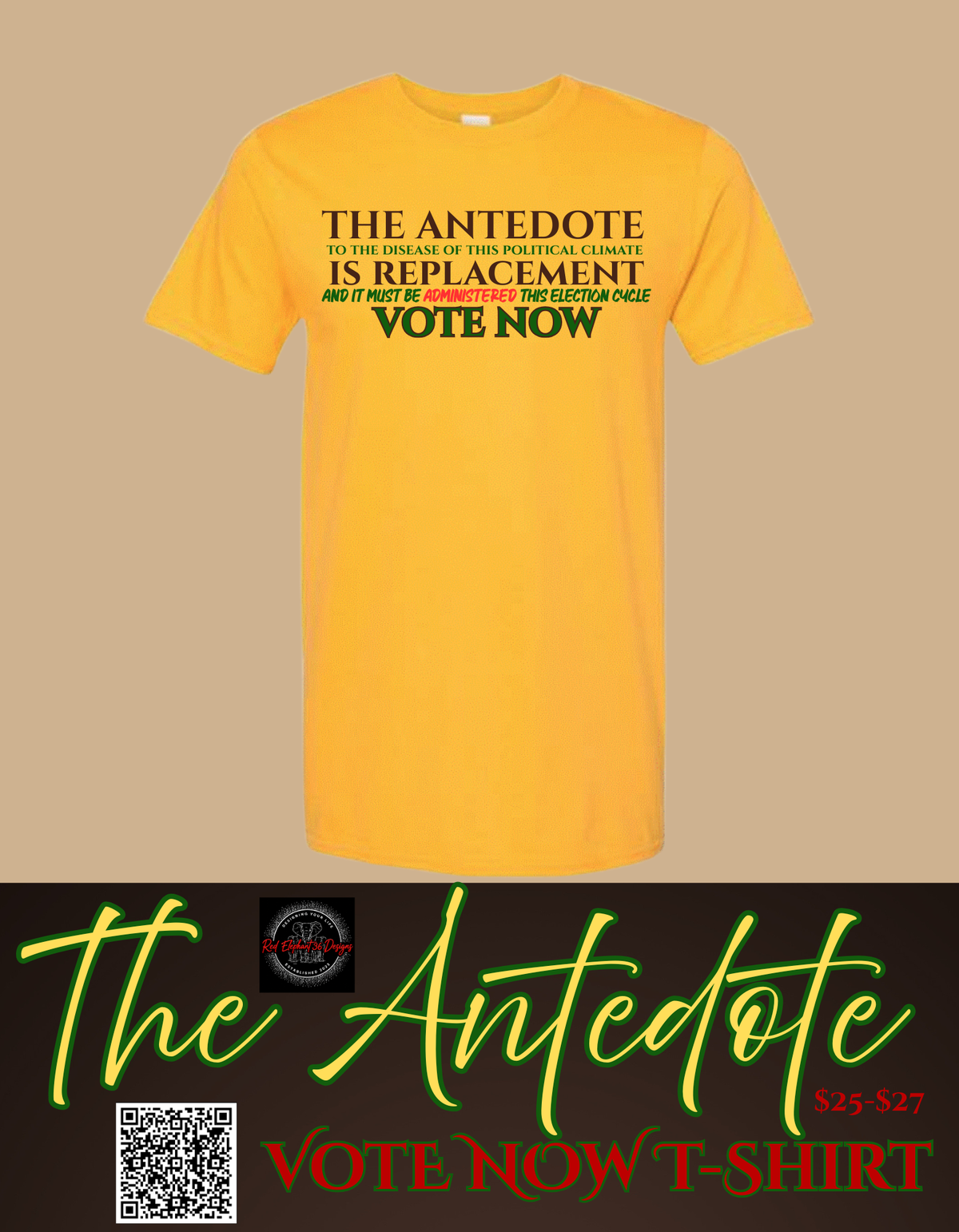 VOTE NOW: The Antedote Vote Now!!!!! T-Shirt