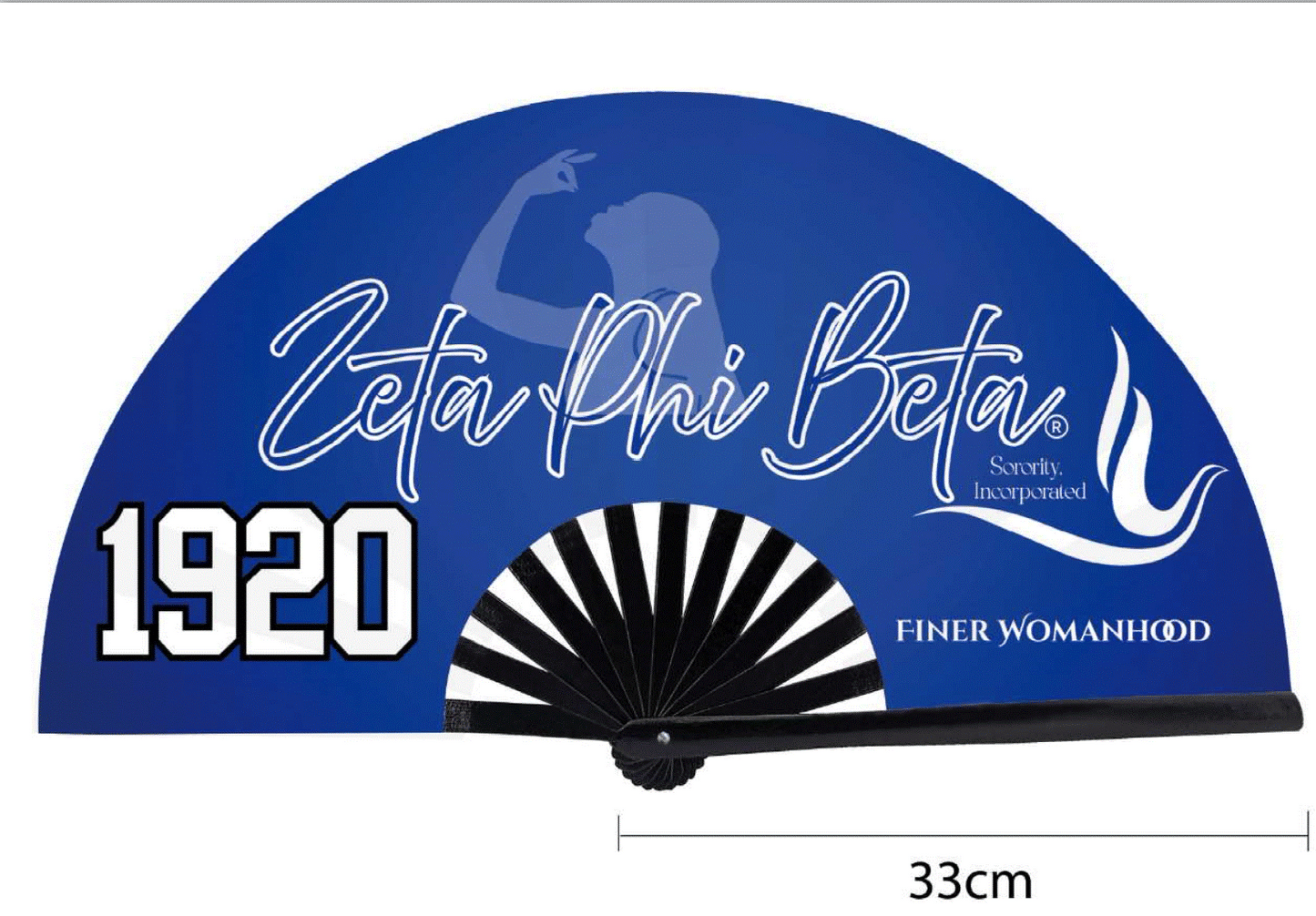 Zeta Phi Beta Clacking Fan