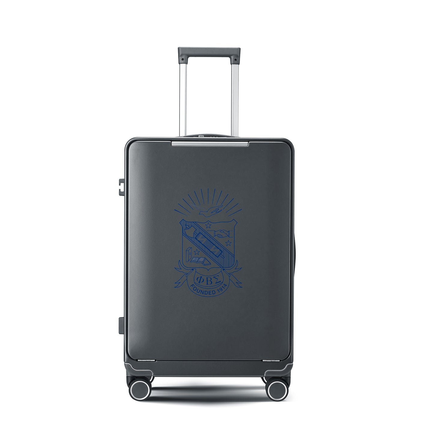 PRE-ORDERED ITEM: Phi Beta Sigma Suitcase With One-second-to-open Front Laptop Pocket Carry-On Koffer lightweight