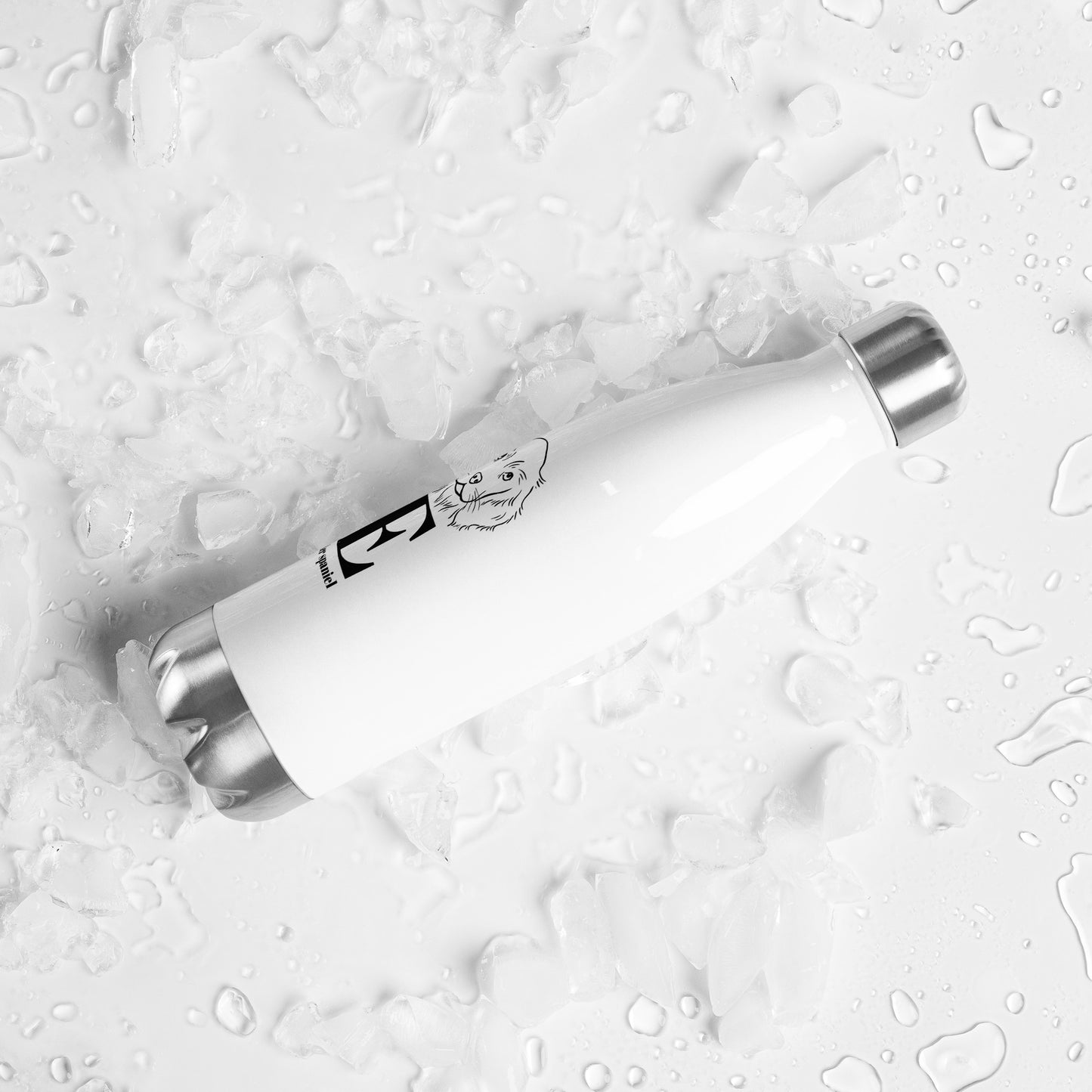 Love is Having a Cocker Spaniel - Stainless steel water bottle