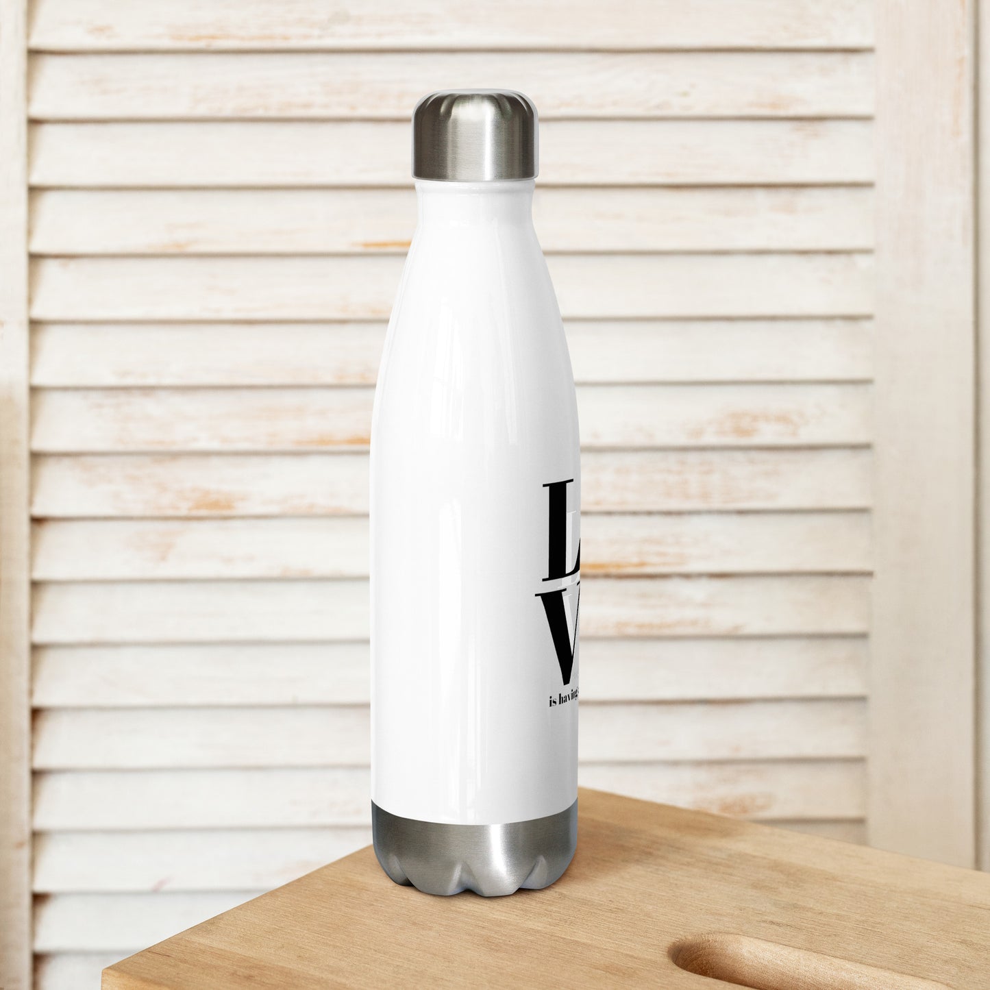Love is Having a Cocker Spaniel - Stainless steel water bottle