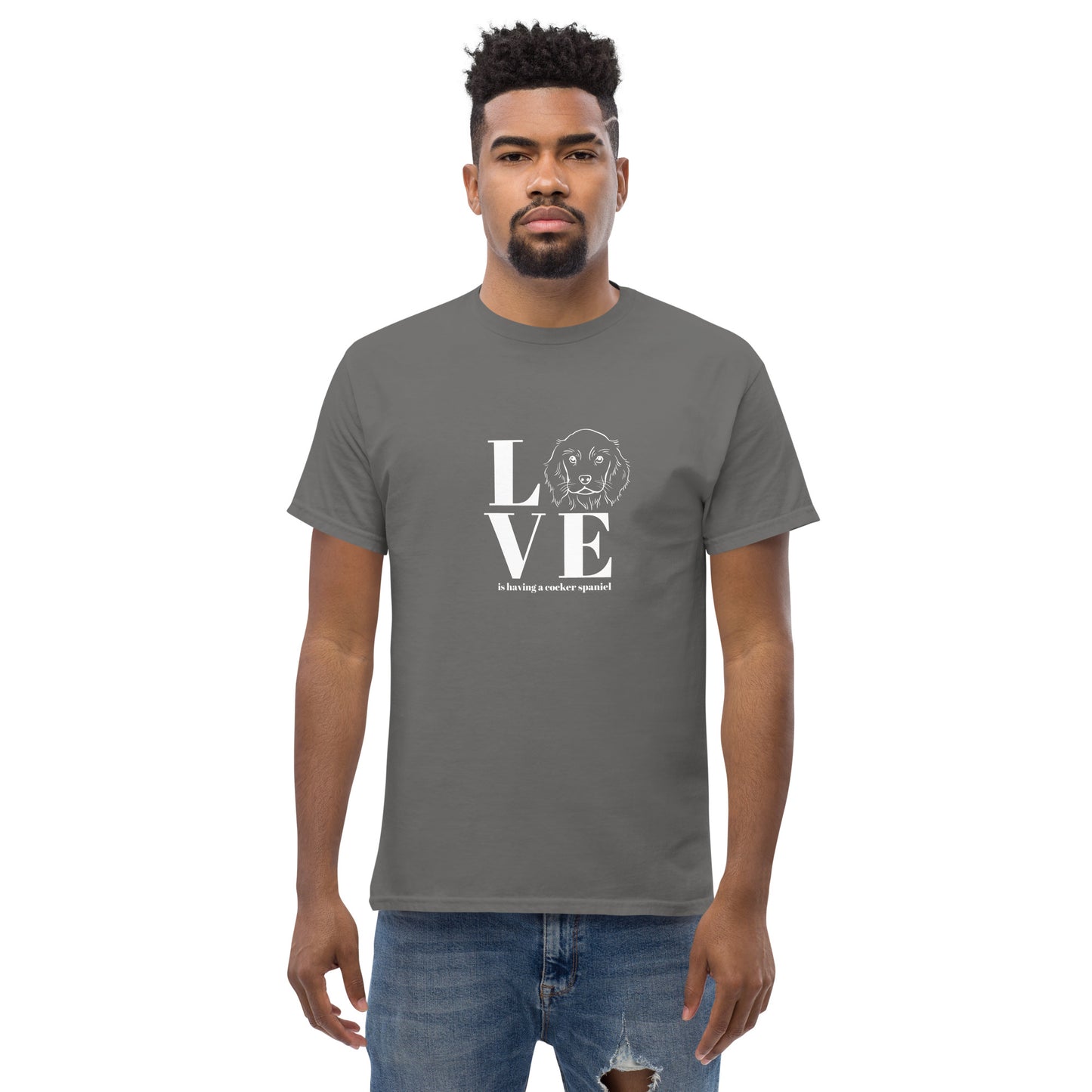 Love is having a Cocker Spaniel - Unisex classic tee