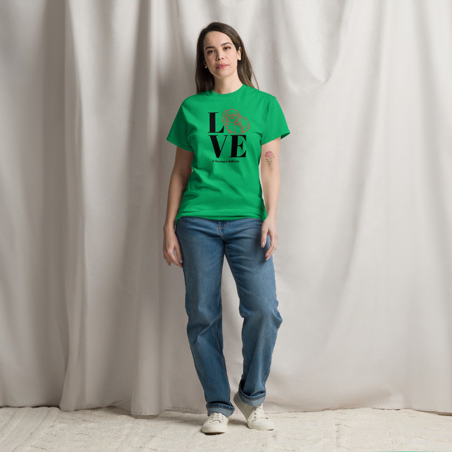 Love is Having a Shih Tzu - Unisex classic tee