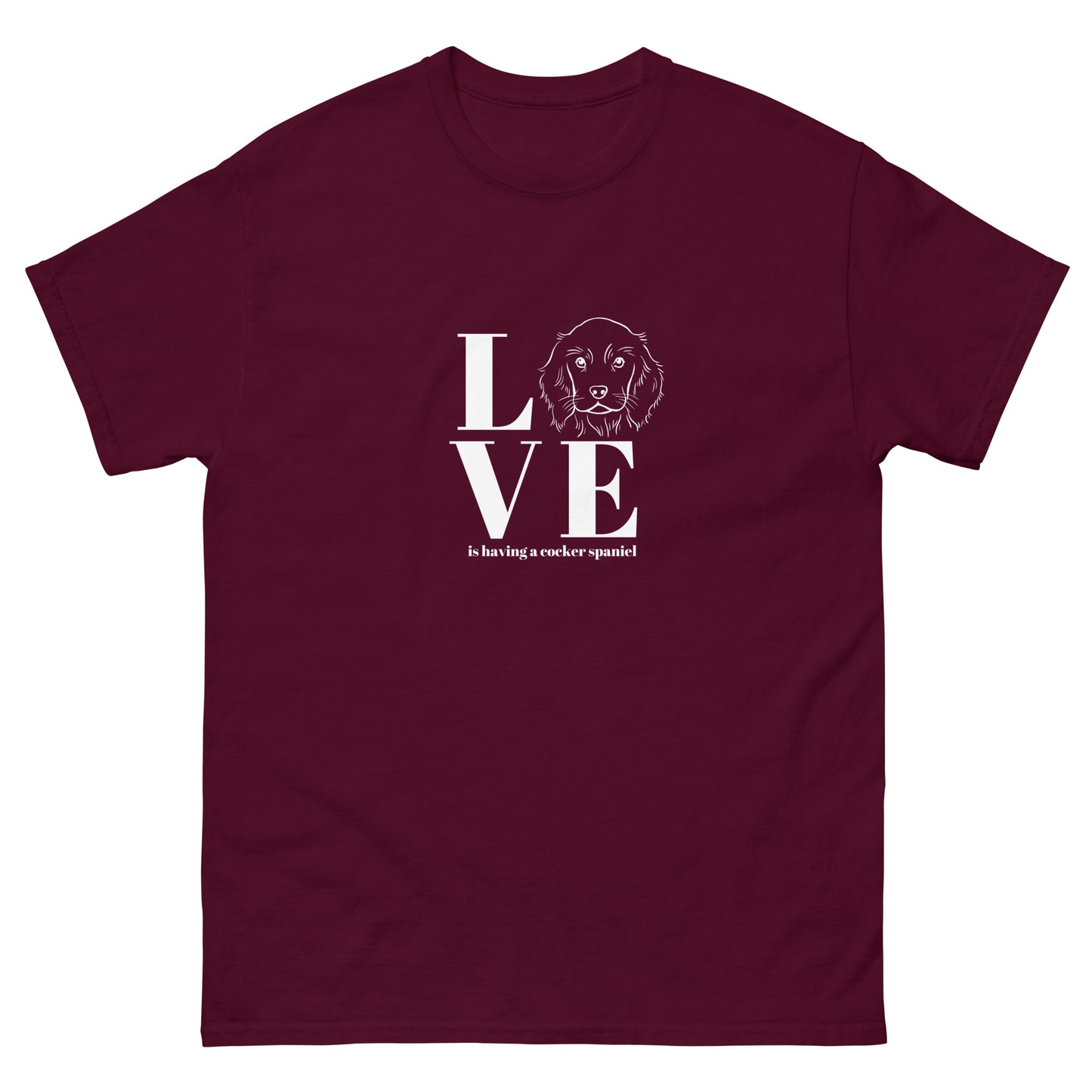 Love is having a Cocker Spaniel - Unisex classic tee