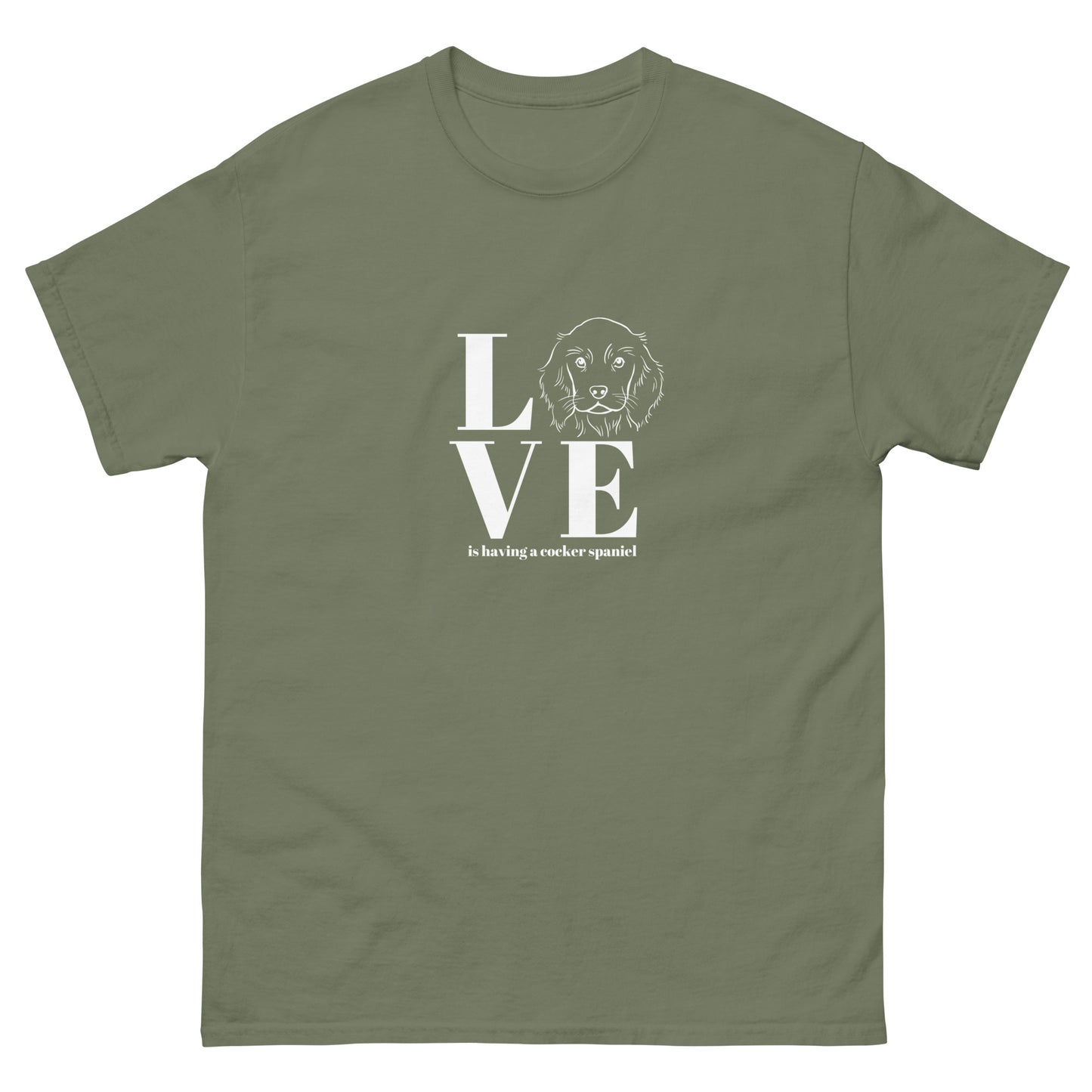 Love is having a Cocker Spaniel - Unisex classic tee