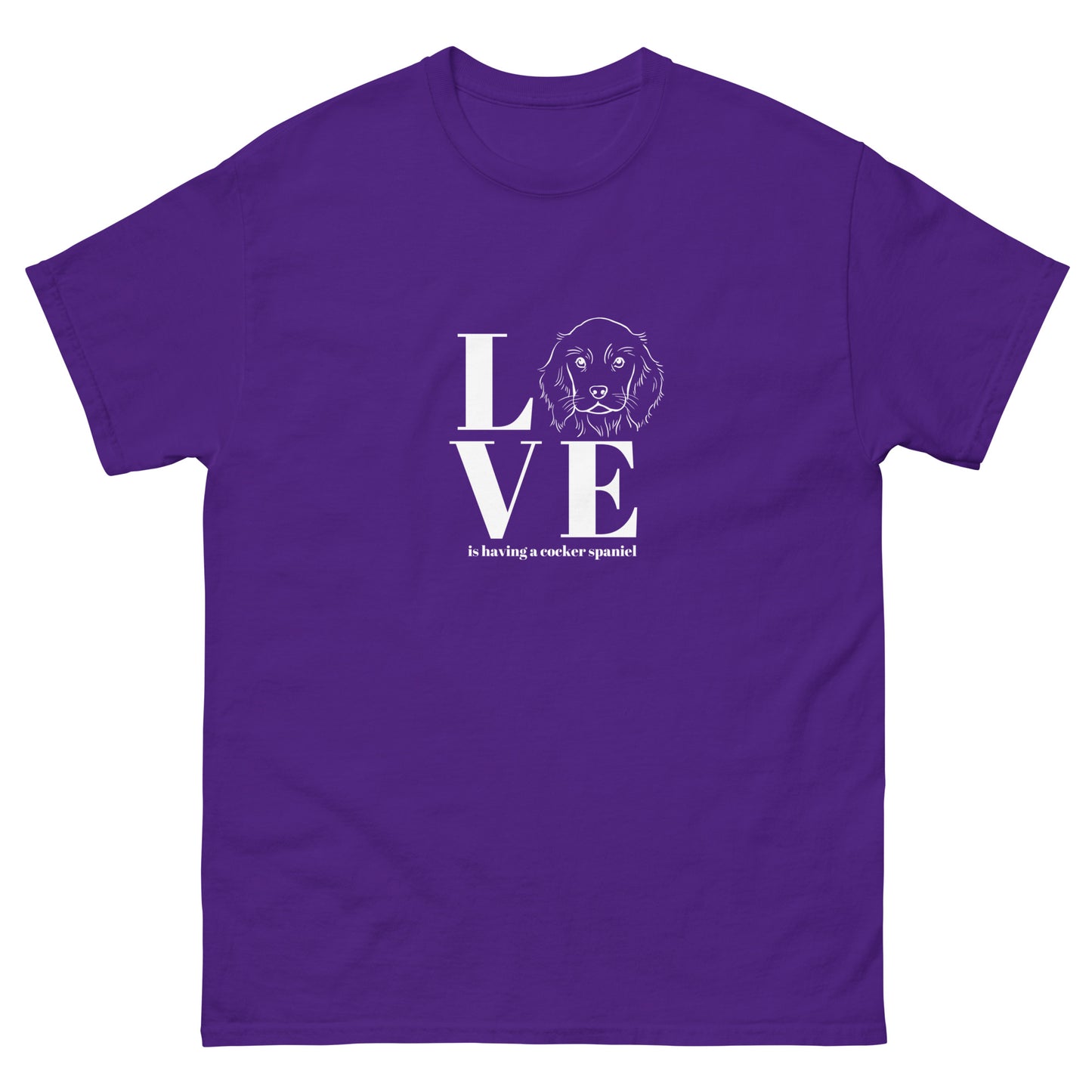 Love is having a Cocker Spaniel - Unisex classic tee