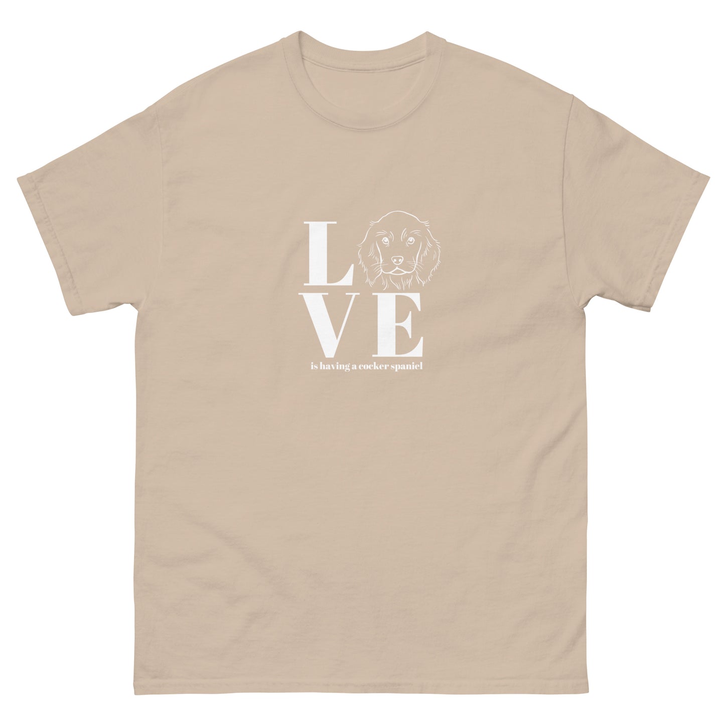 Love is having a Cocker Spaniel - Unisex classic tee