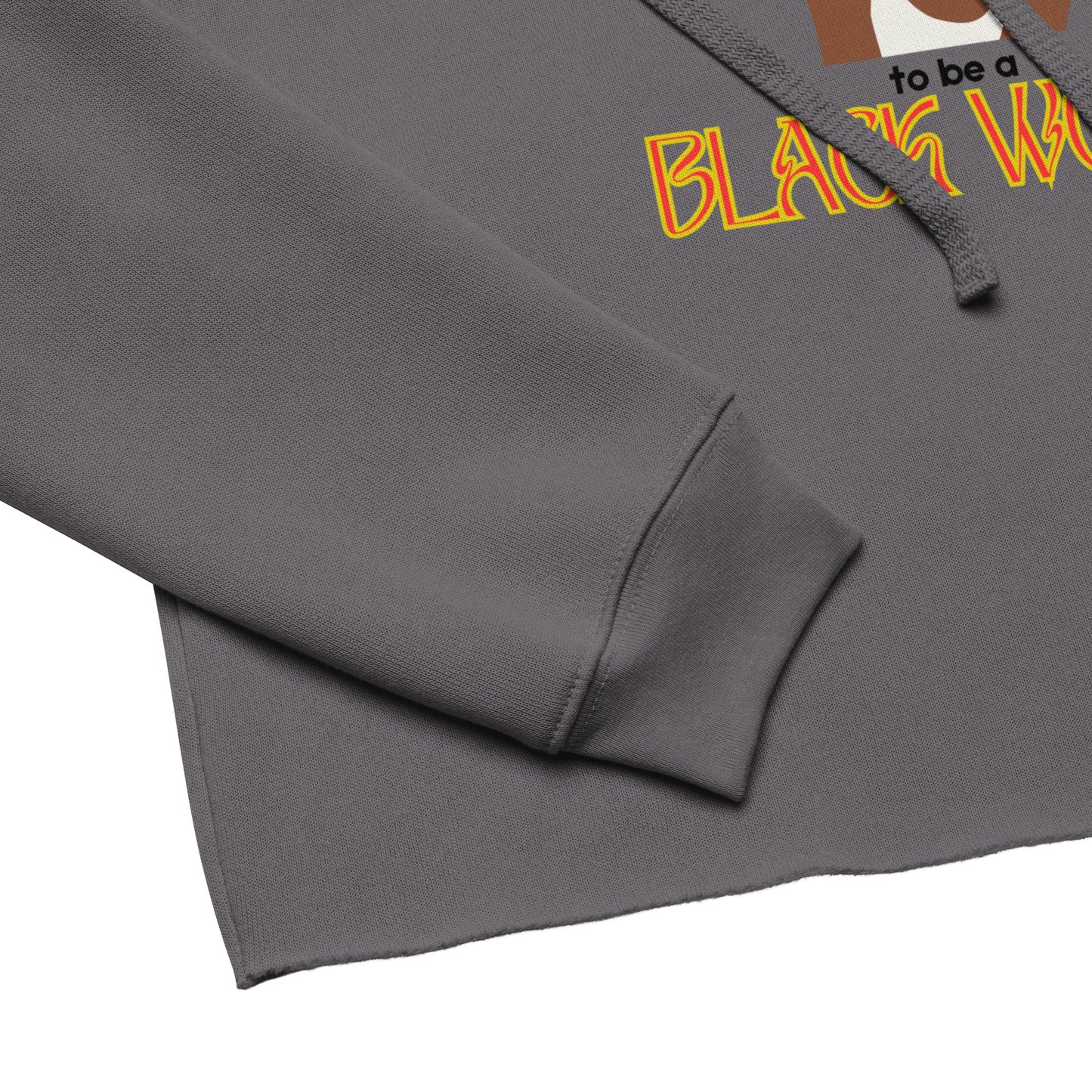 Today is a Good Day to be a Black Woman - Crop Hoodie