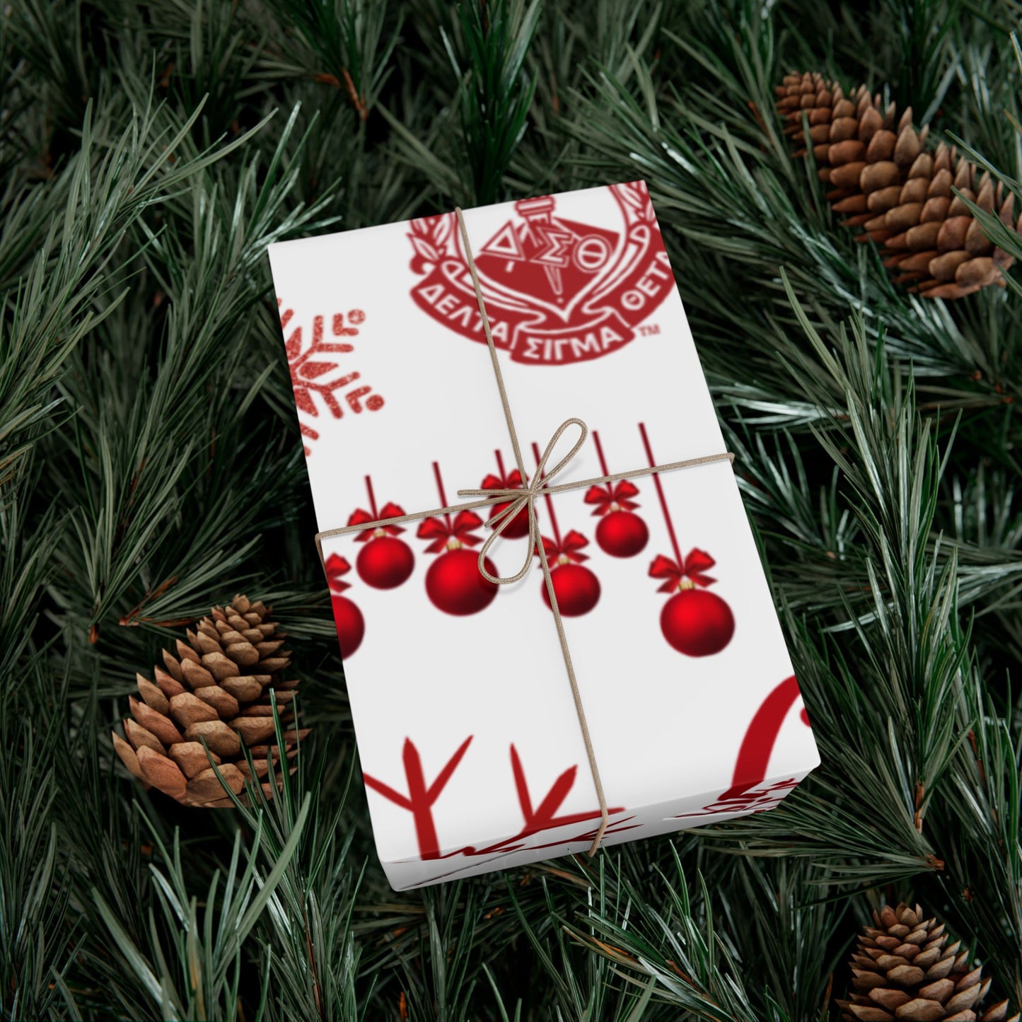 QUAC Fundraiser: Delta Sigma Theta Christmas Wrapping Paper Roll