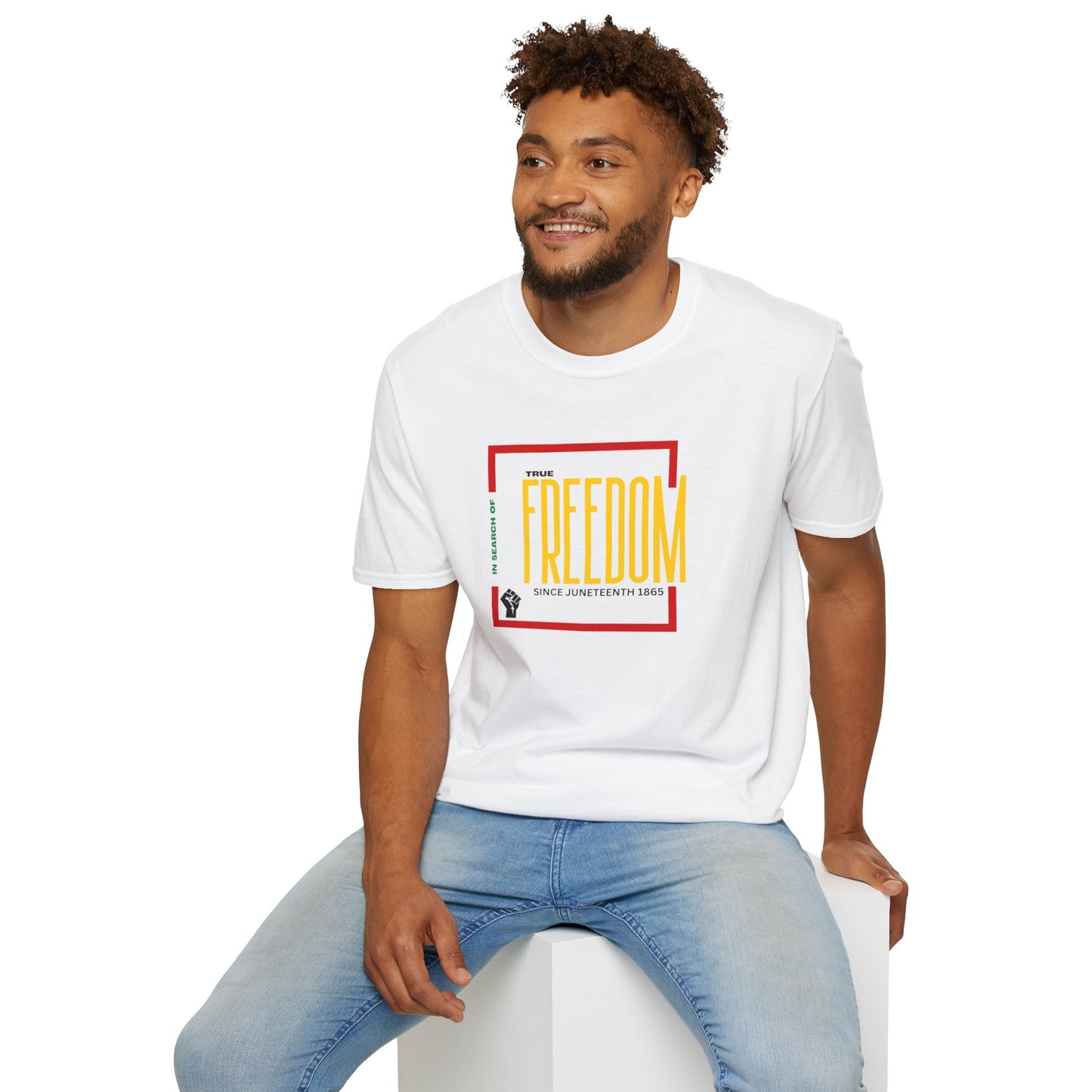 Juneteenth In Search of Freedom Unisex Softstyle T-Shirt