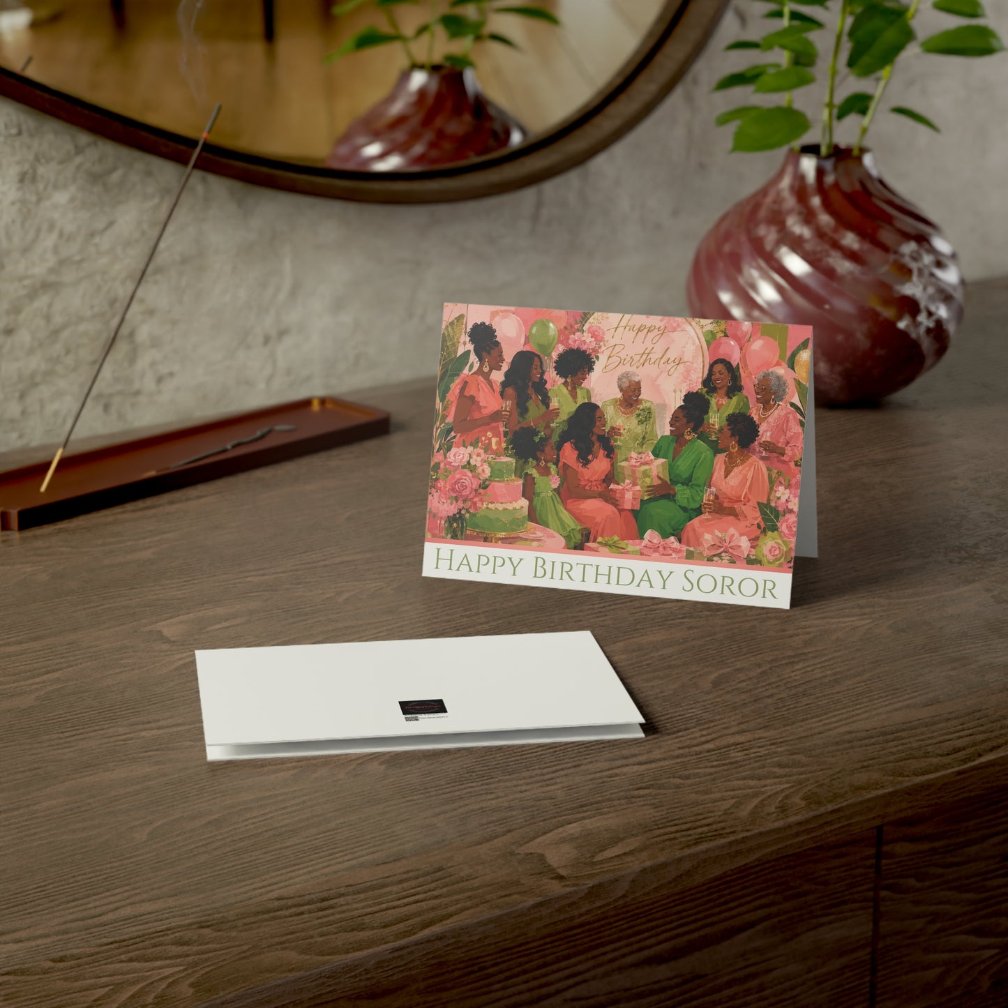 AKA Happy Birthday Soror: Greeting Cards, Perfect for Crossings Celebrations, Friendship, Special Occasions, Artful Designs, Meaningful Gifts